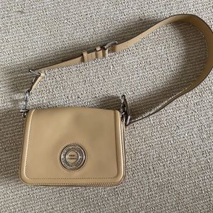 MARC JACOBS crossbody satchel bag in nude